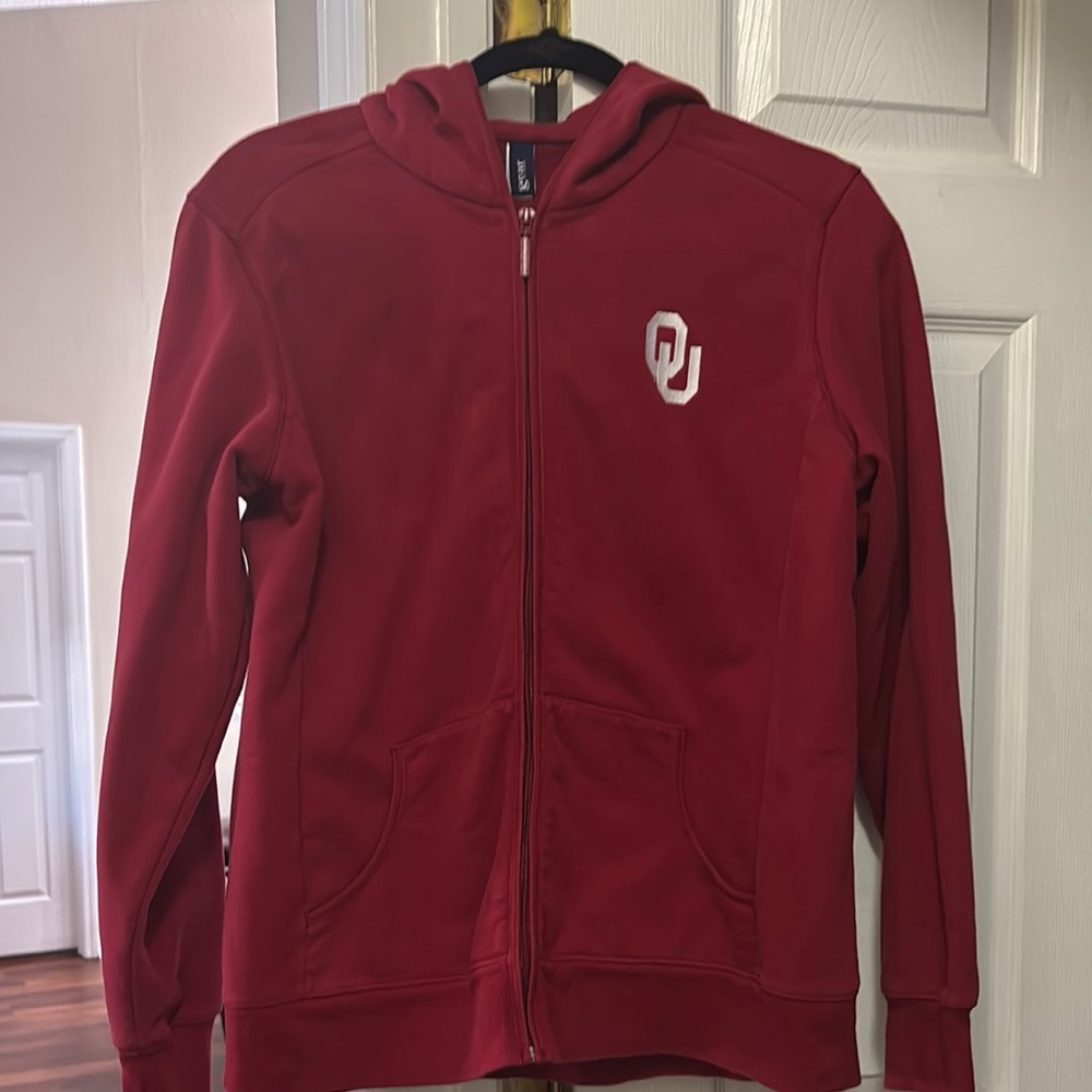 OU Kids Red Hoodie Jacket